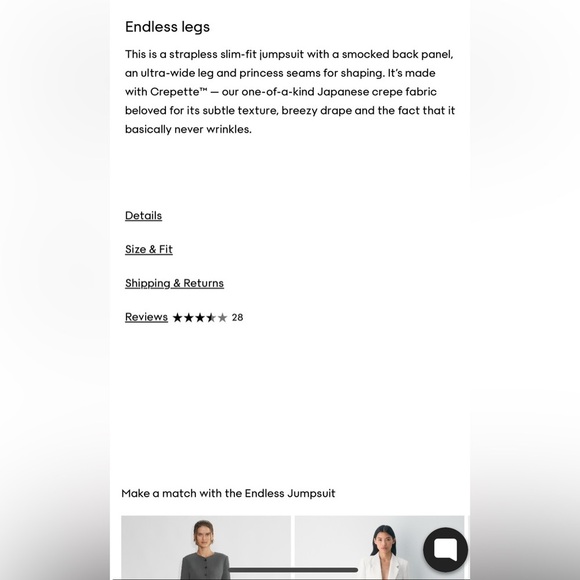 Aritzia Wilfred olive Endless Jumpsuit sz 0 - Picture 4 of 15